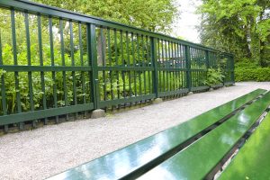 Bankje in de Prinsentuin in Groningen