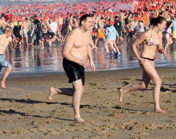 Wie doet er mee met de nieuwjaarsduik?