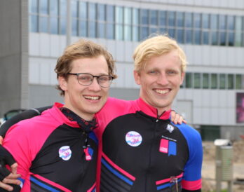 BAM! Studentenvereniging Tjas fietst even € 17.759 bij elkaar voor het Longfonds